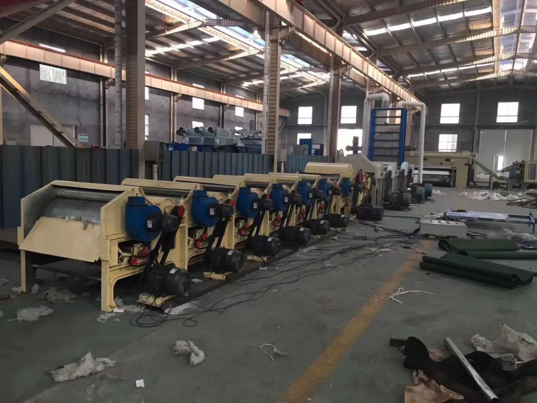 Cotton Waste Recycling Machine Old Clothes Opening Machine Textile Waste Recycling Machine for Recycling Machine for Tearig Yarn/Clothes /Cotton /Denim /Garment